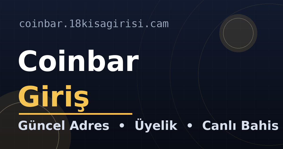 Coinbar-Anmeldung – aktueller Adress- und Mitgliedschaftsleitfaden
